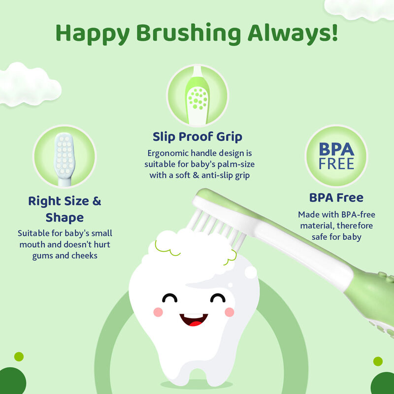 Toothbrush Green 6M-36M image number null